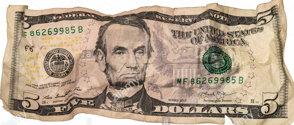 crumpled-five-dollar-bill-T2XMP5